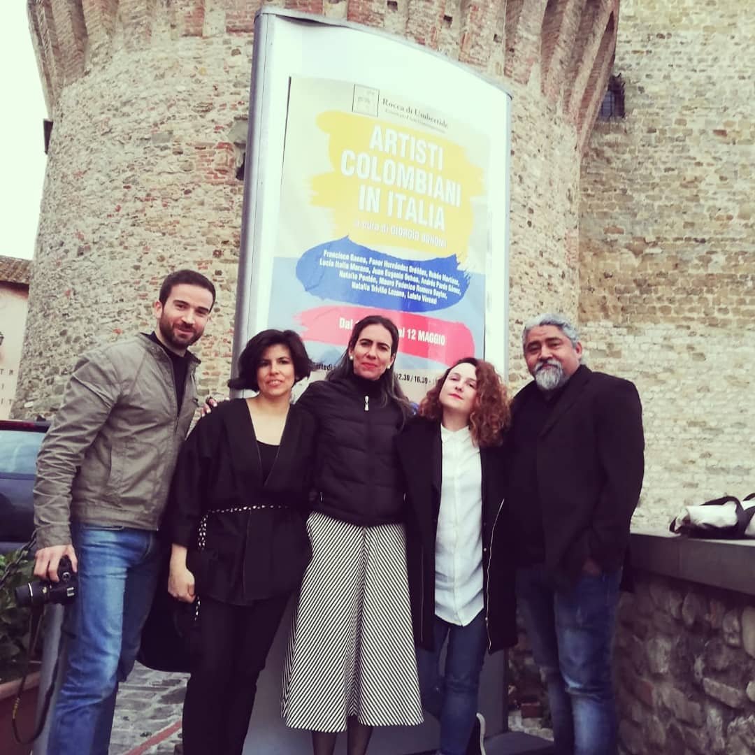 Colombian Artist in Italy
